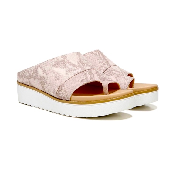 Dr. Scholl's Shoes - Dr. Scholl’s Sand Dollar Snake Print Morris Platform Sandal